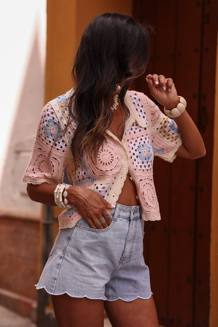 Gilet Flavia en crochet