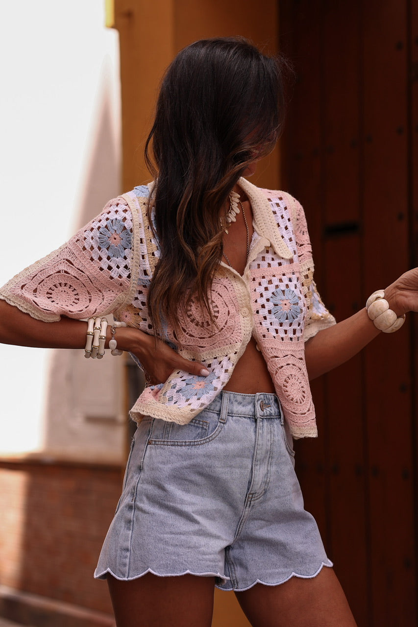 Gilet Flavia en crochet