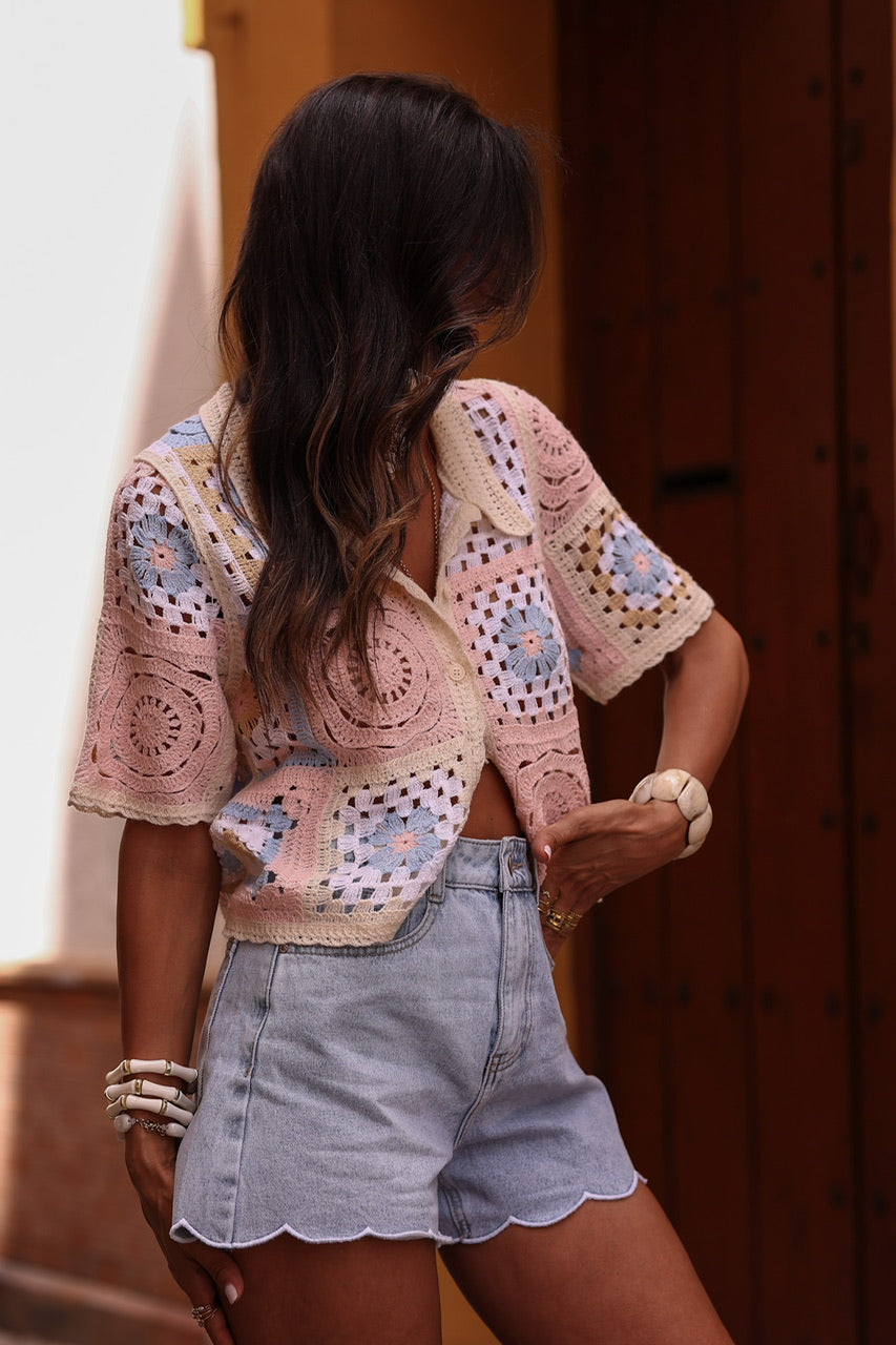 Gilet Flavia en crochet