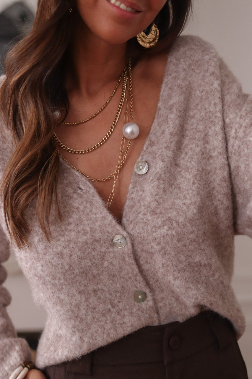 Gilet Jeanne beige
