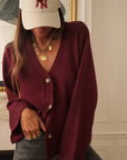 Gilet Livio bordeaux