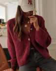 Gilet Meredith Bordeaux