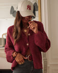 Gilet Meredith Bordeaux