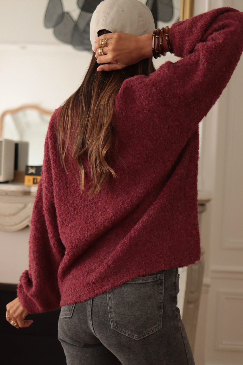 Gilet Meredith Bordeaux