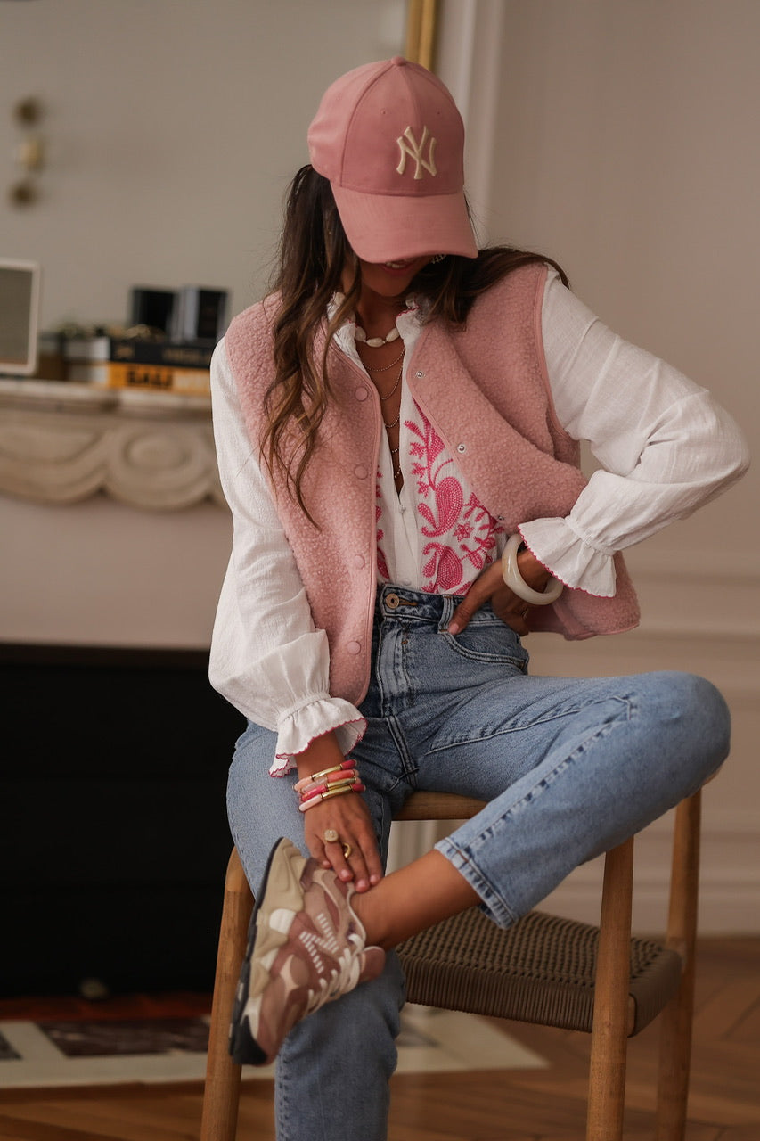 Gilet Nate rose