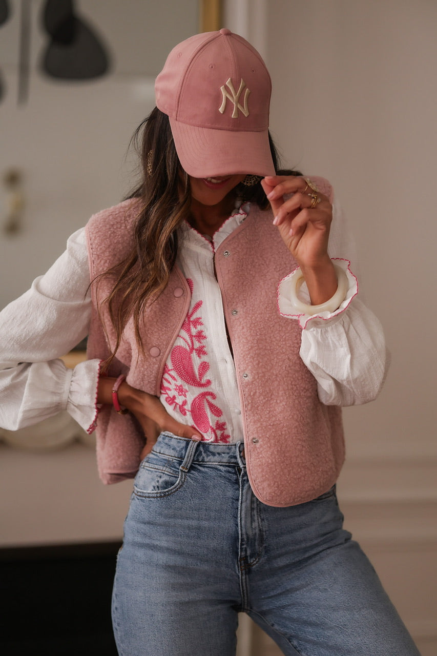 Gilet Nate rose