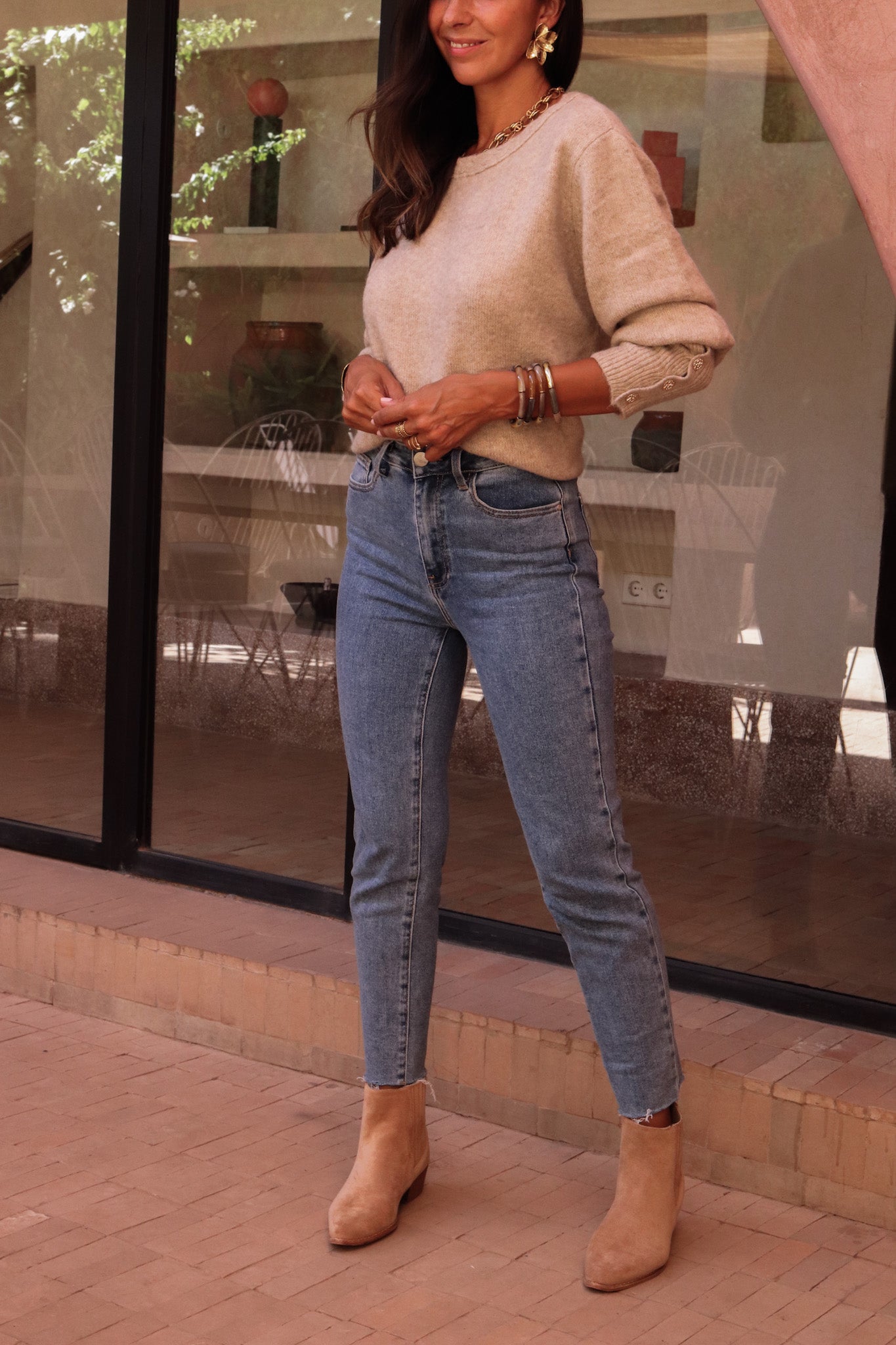 Jean Lois bleu medium