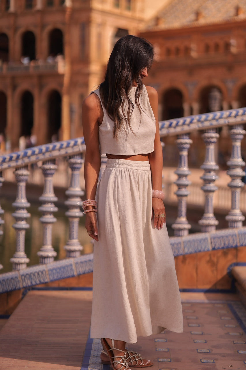 Jupe Duna beige