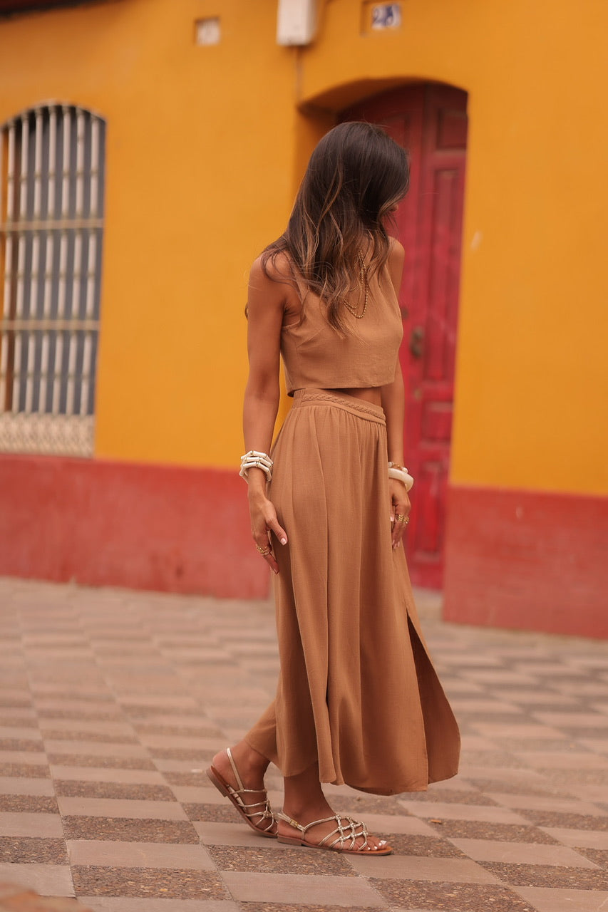 Jupe Duna camel