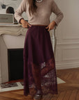 Jupe Jamie prune