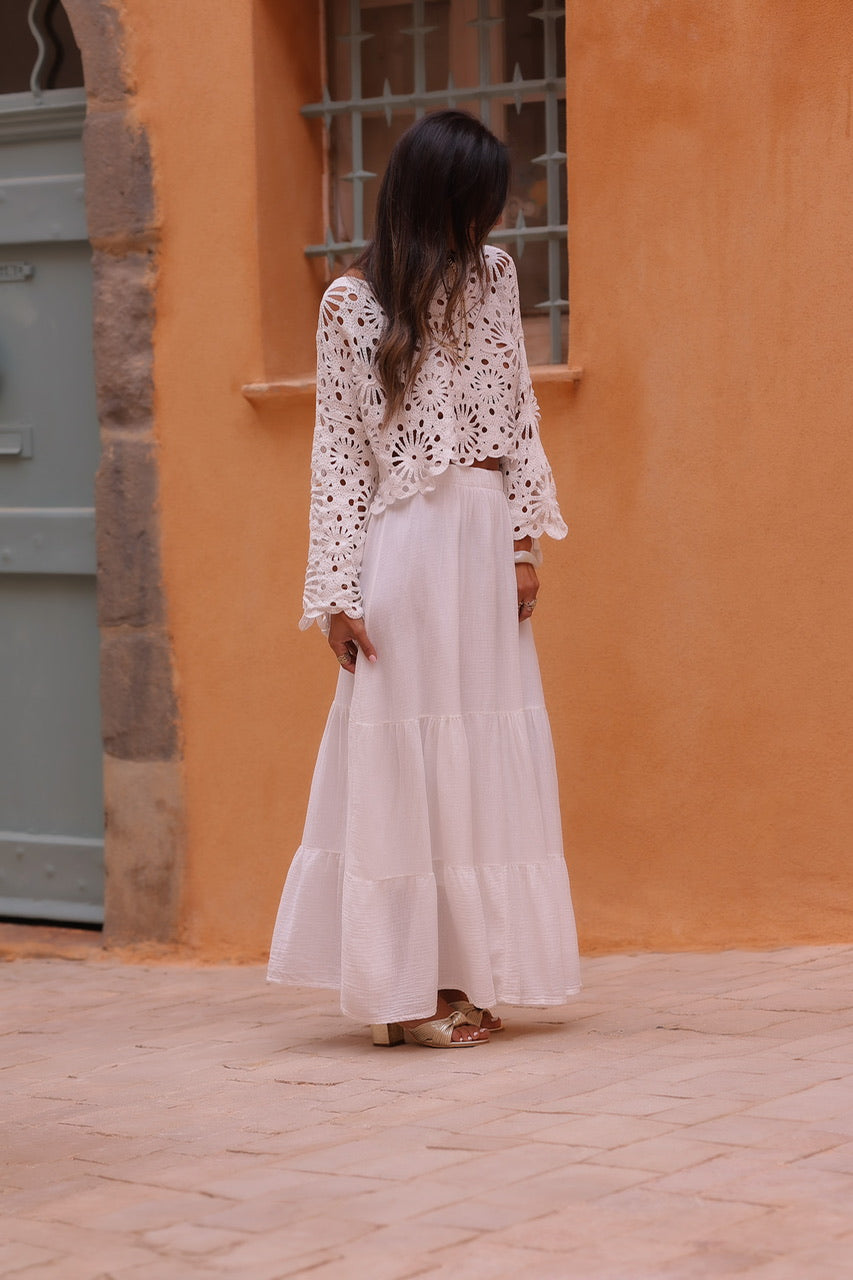 Jupe Ysia blanche