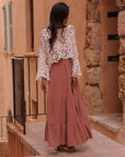 Jupe Ysia terracotta