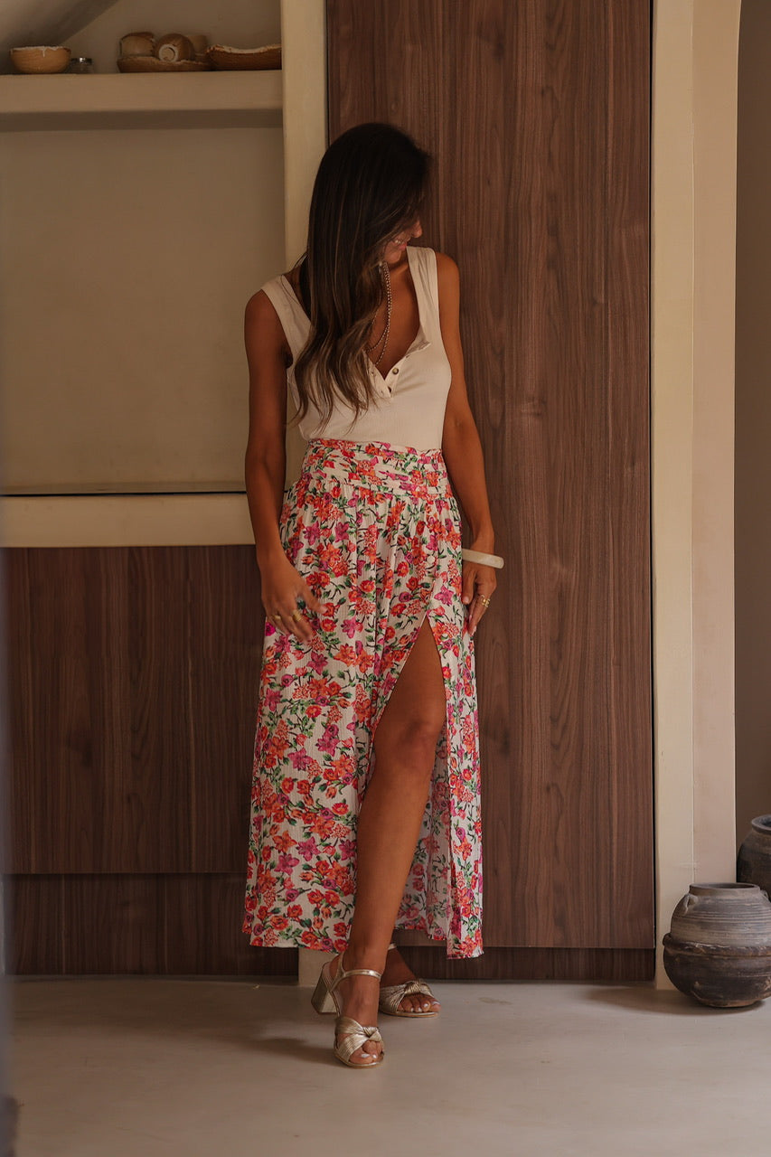 Jupe Ophelie à fleurs