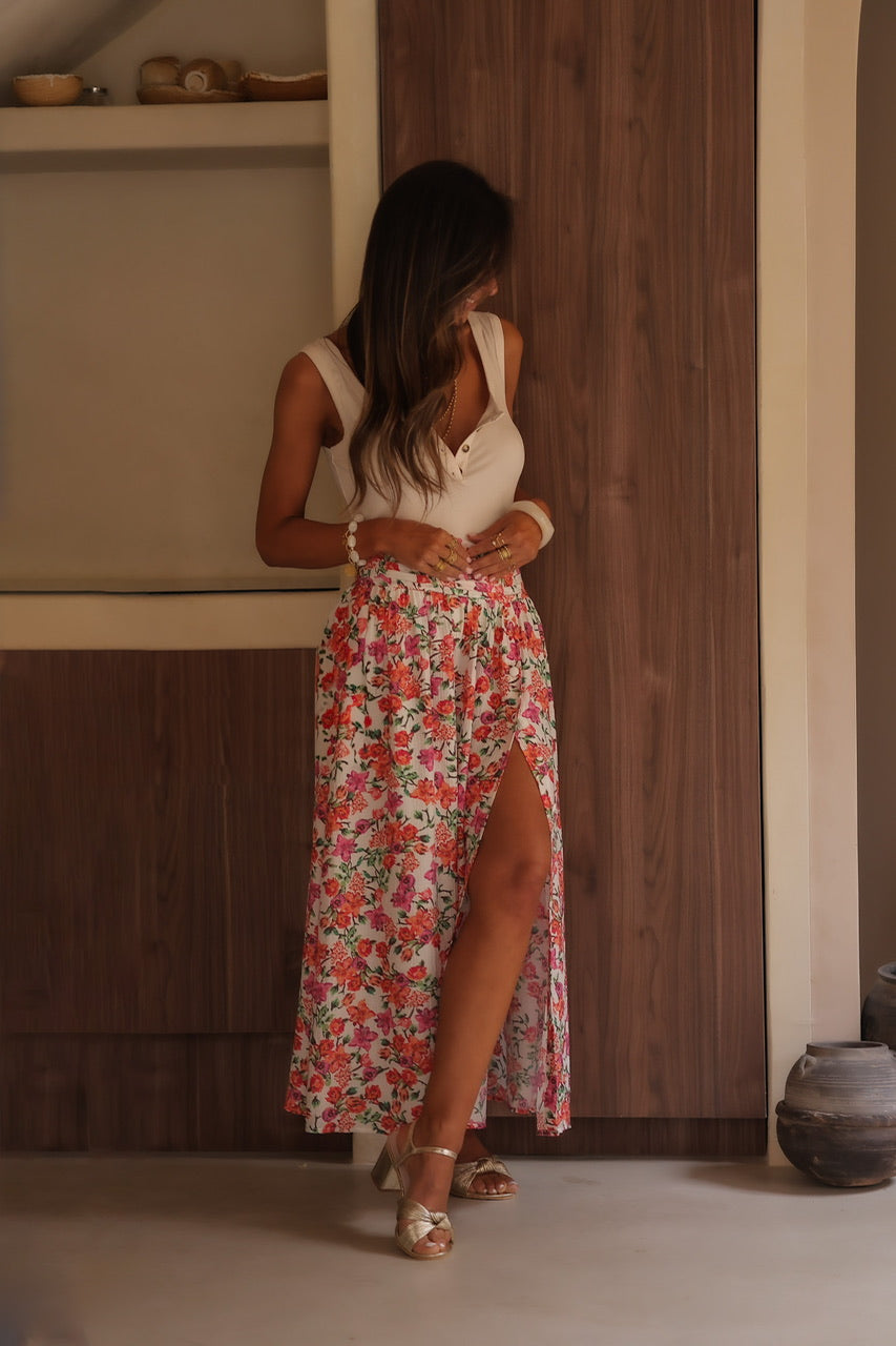 Jupe Ophelie à fleurs