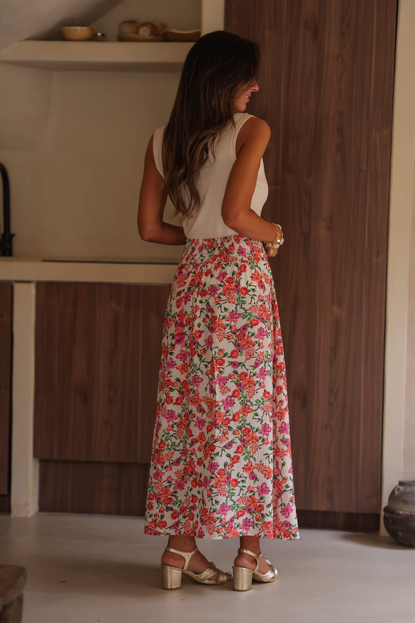 Jupe Ophelie à fleurs