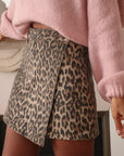 Jupe short Jadene leopard