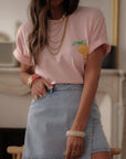 Jupe-short Jadene bleu clair