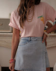 Jupe-short Jadene bleu clair