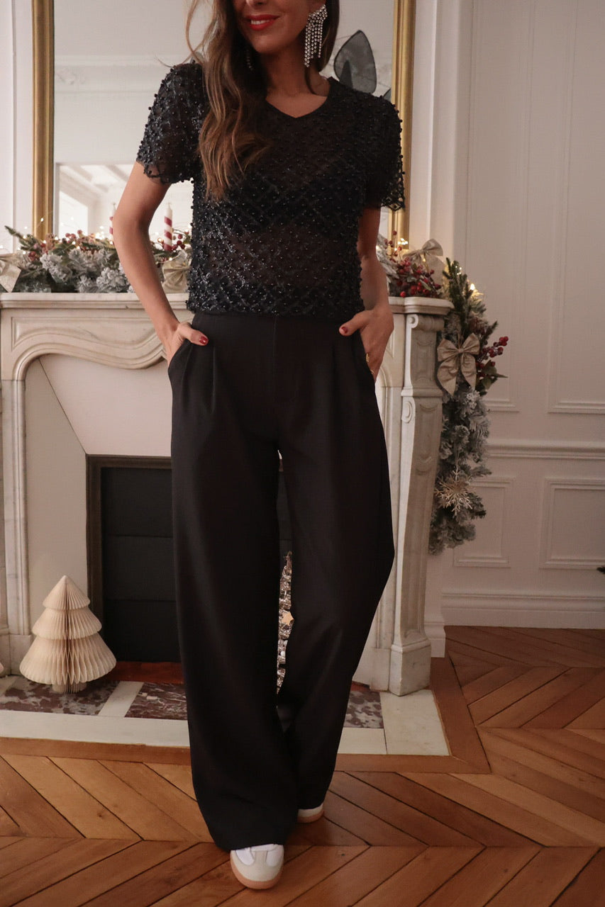 Pantalon Eddie noir