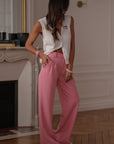 Pantalon Eddie rose