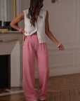 Pantalon Eddie rose