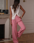 Pantalon Eddie rose