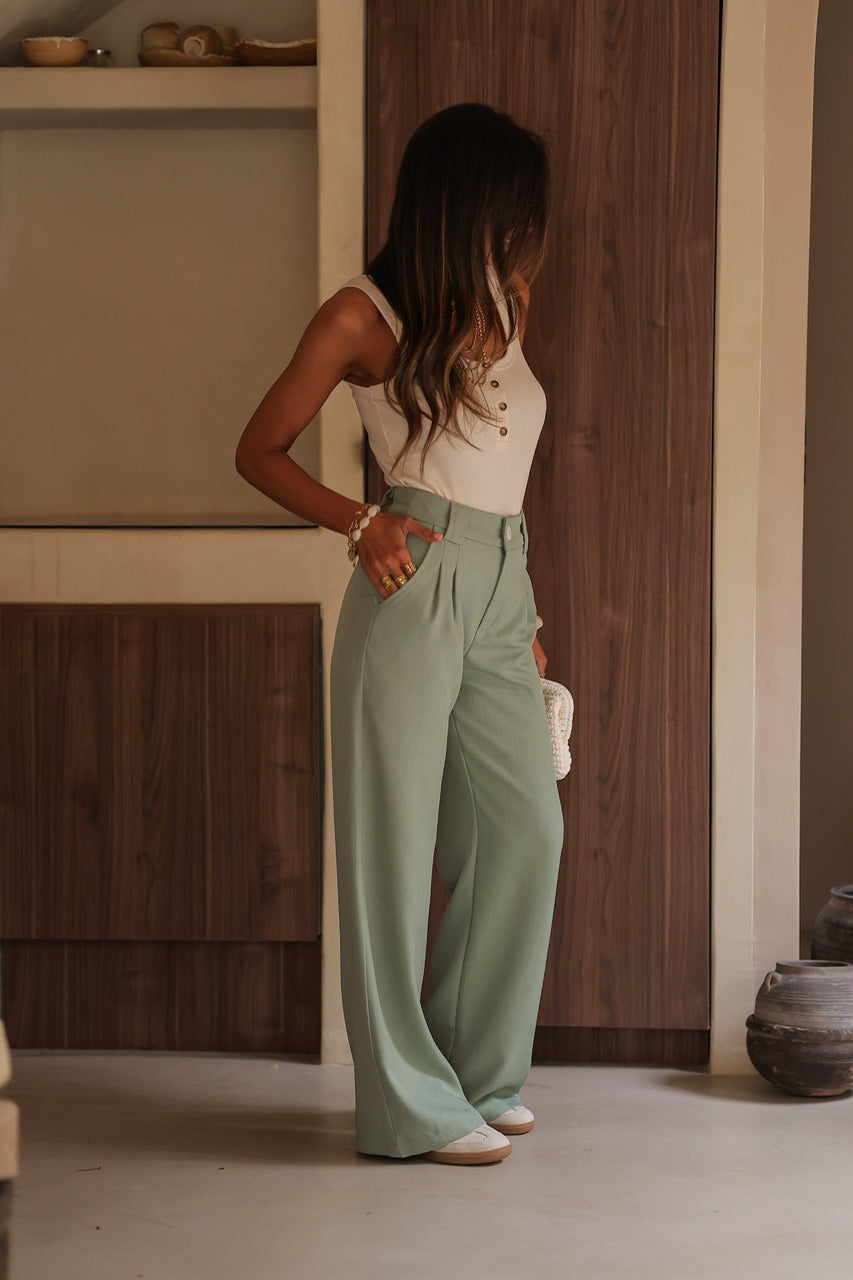 Pantalon Eddie vert