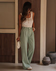 Pantalon Eddie vert