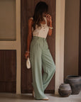 Pantalon Eddie vert