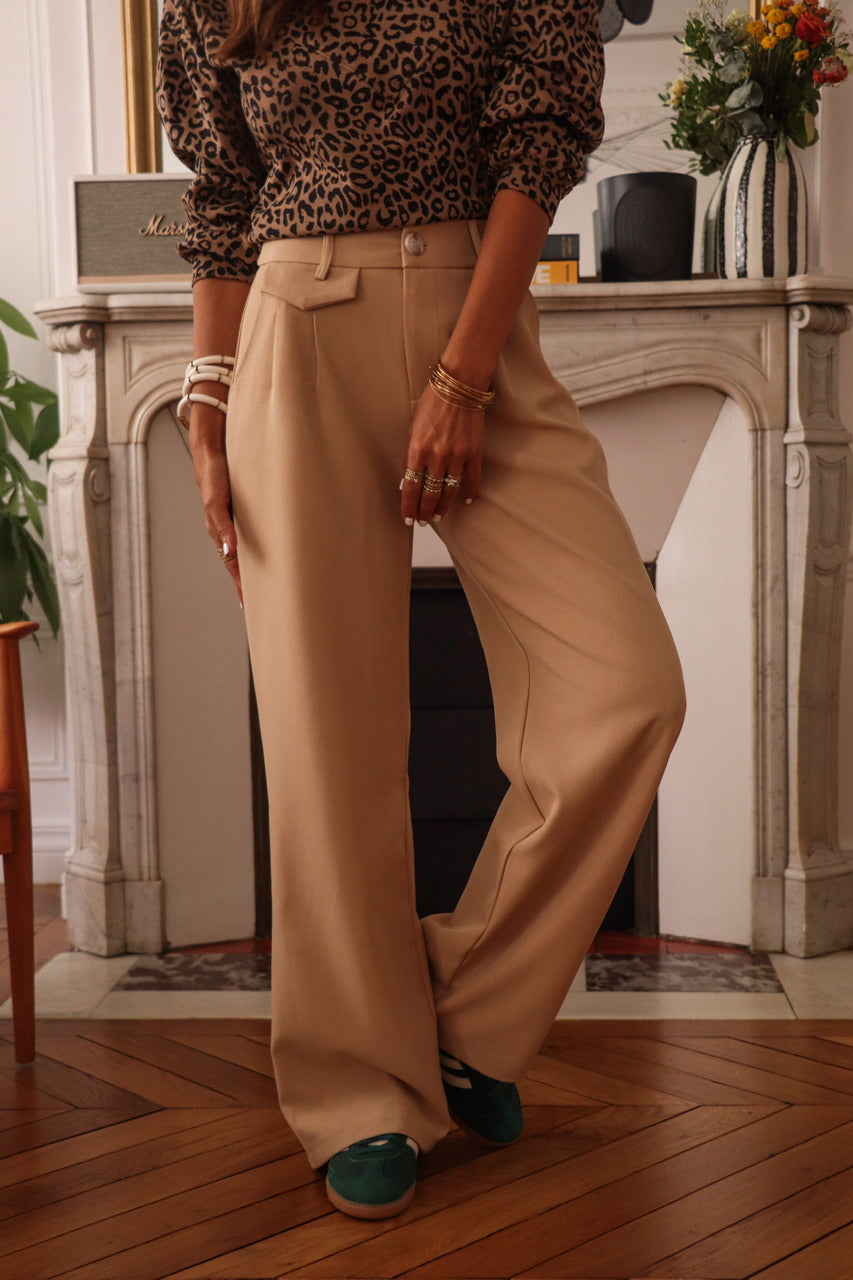 Pantalon Harry camel
