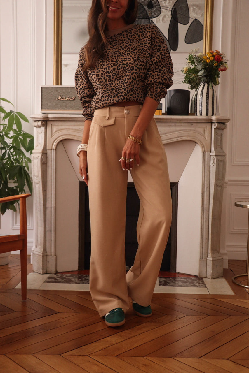 Pantalon Harry camel