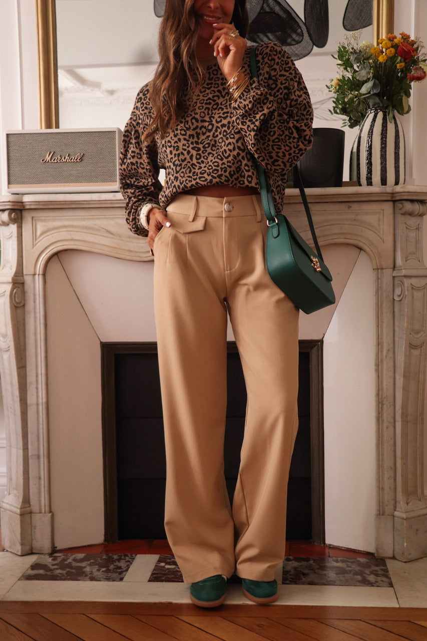 Pantalon Harry camel