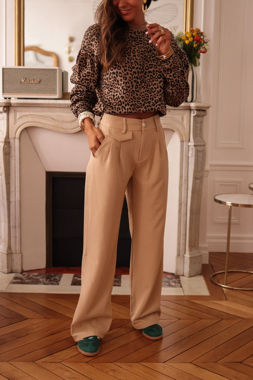 Pantalon Harry camel