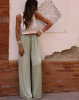 Pantalon Kay vert d’eau