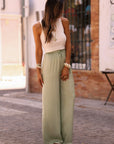 Pantalon Kay vert d’eau
