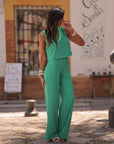 Pantalon Séléna vert