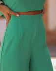 Pantalon Séléna vert