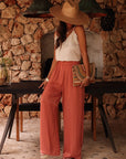 Pantalon Diva terracotta