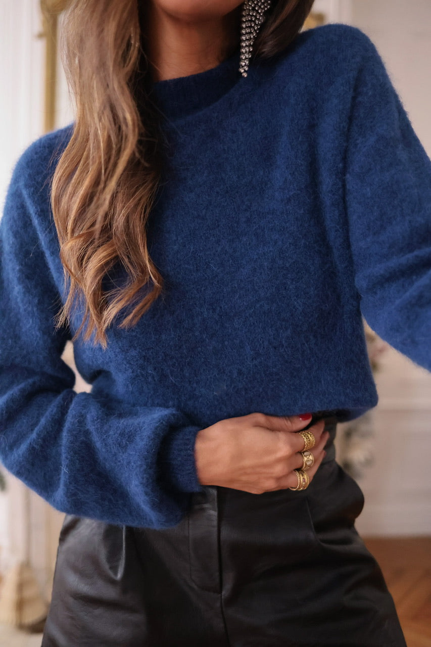 Pull Alban bleu