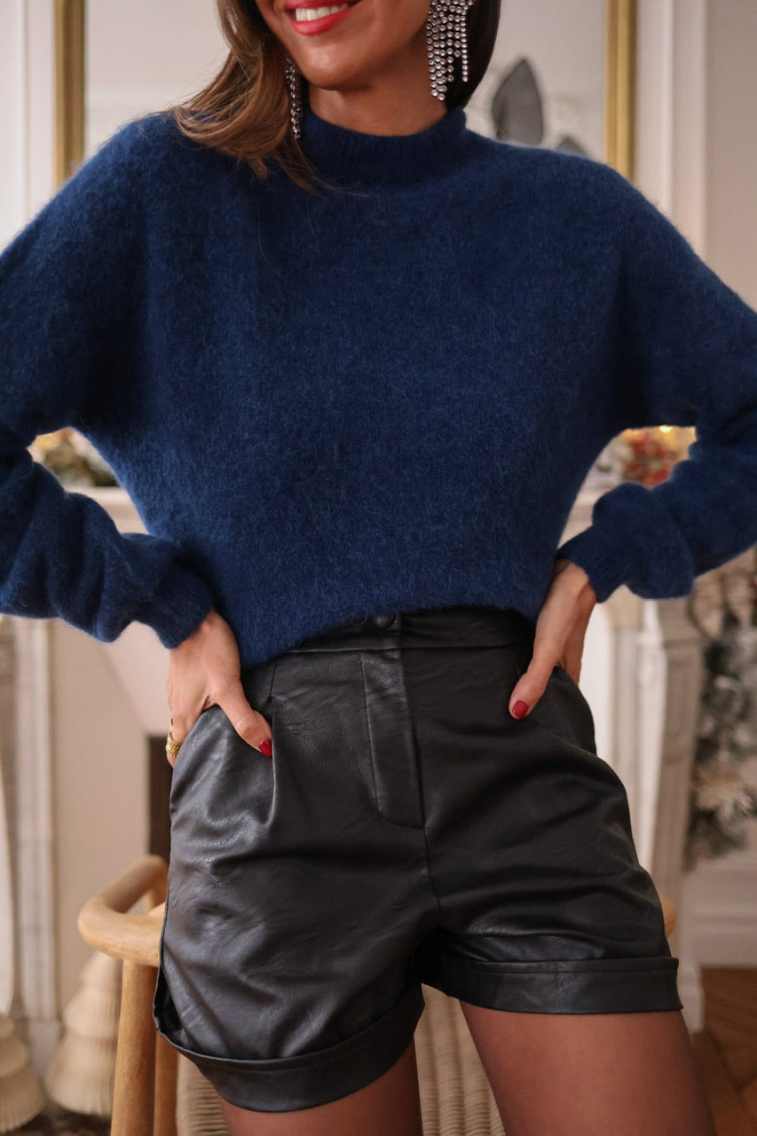 Pull Alban bleu
