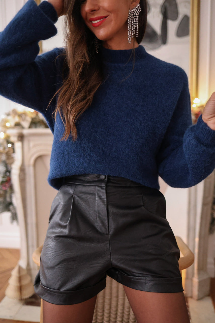 Pull Alban bleu