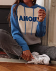 Pull Amour bleu