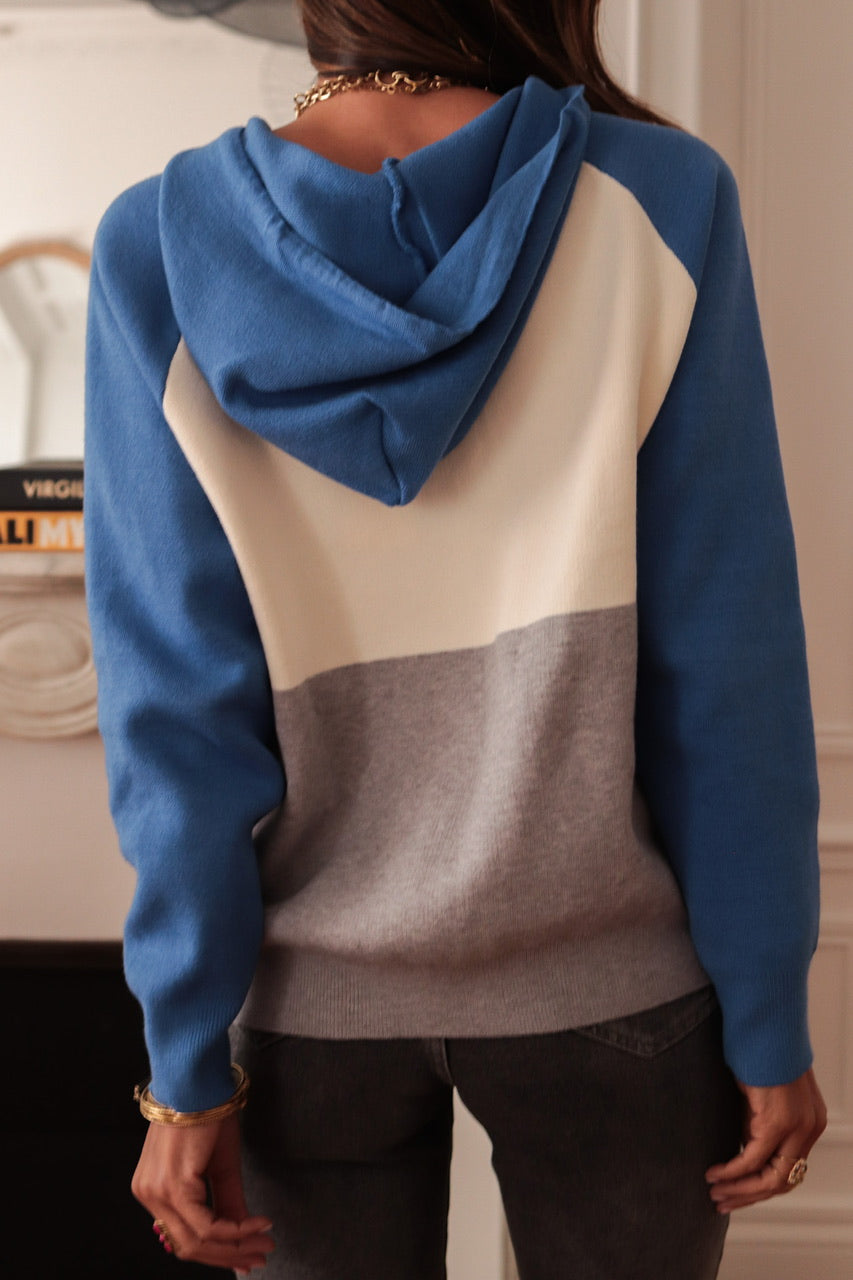 Pull Amour bleu