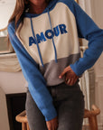 Pull Amour bleu
