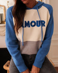 Pull Amour bleu
