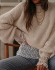Pull Calla beige