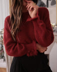 Pull Caly bordeaux
