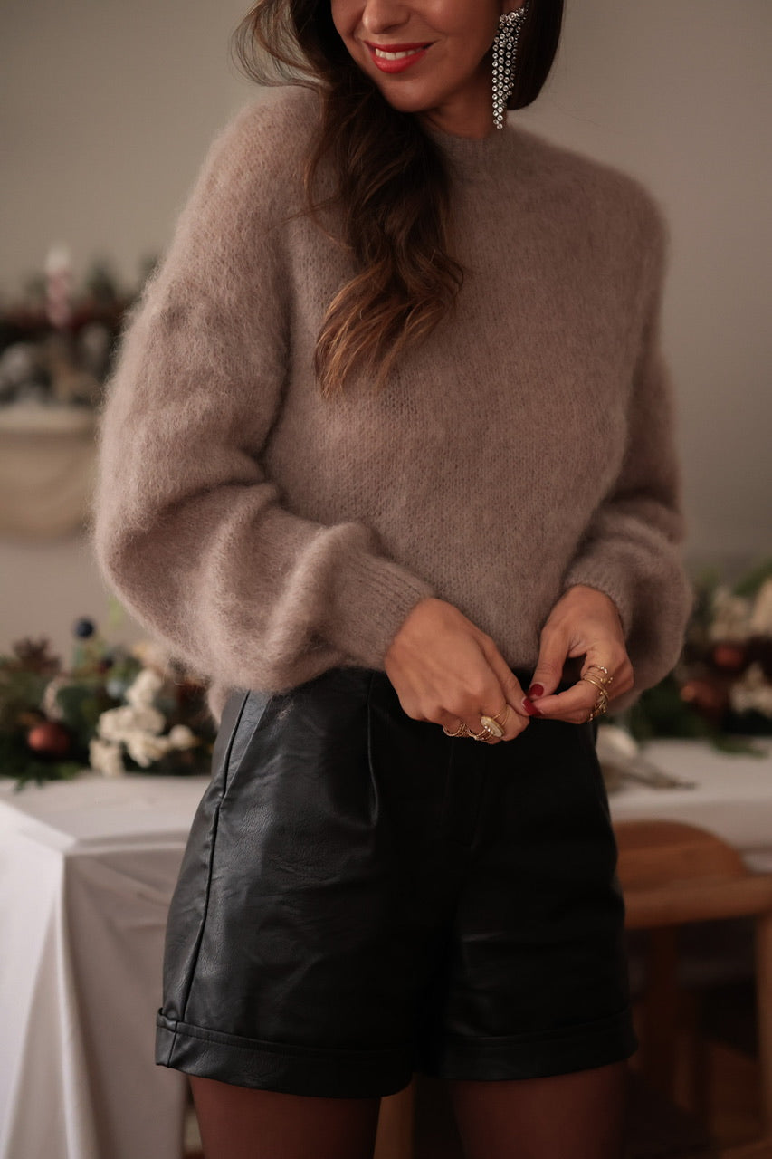 Pull Daisy taupe