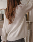 Pull Edwige blanc