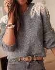 Pull Edwige gris